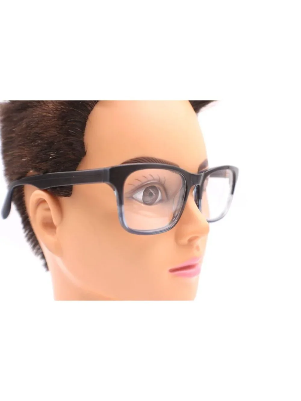 Warby Parker Cass Frames Blue Tortoise Gradient Square Eyeglasses With Hard Case